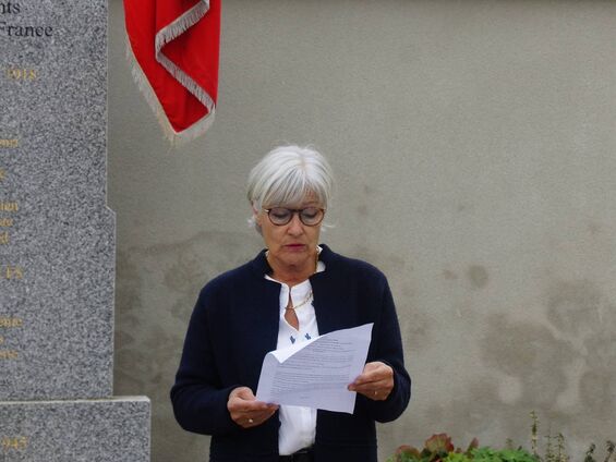 Lecture du discours du Ministre des Armées