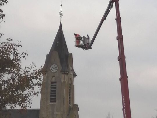 Réparation du clocher