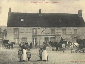 Hôtel des 3 poissons (photo 1906) Hôtel des 3 poissons (photo 1906)
