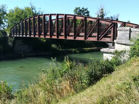 Pont des Rambles (chemin des Rambles en direction de Pontavert)