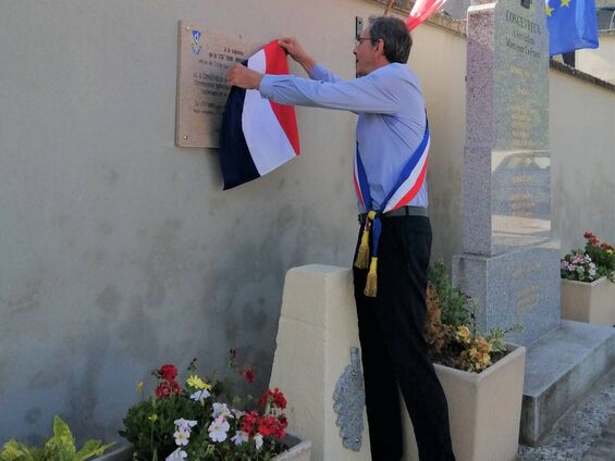 Inauguration de la plaque commémorative