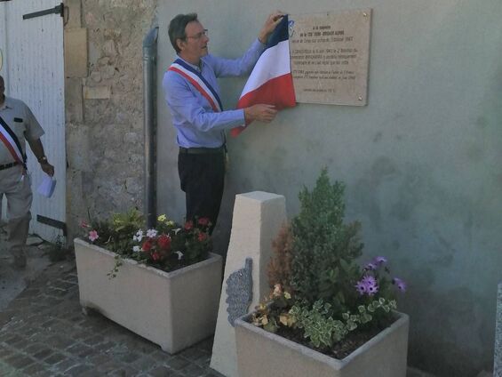 Inauguration de la plaque commémorative