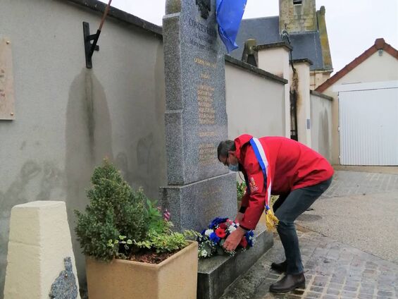 Dépôt d'une gerbe